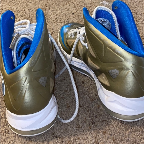 Custom lebron X (10) custom “Zeus” main image 5